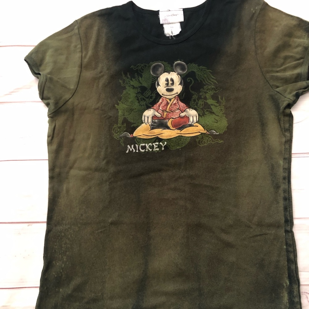 Mickey Mouse Dragon Tie Dye Shirt